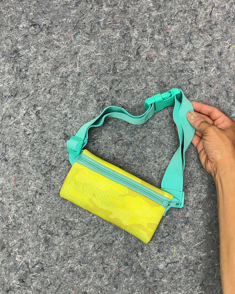 Yellow and Teal Fanny Pack