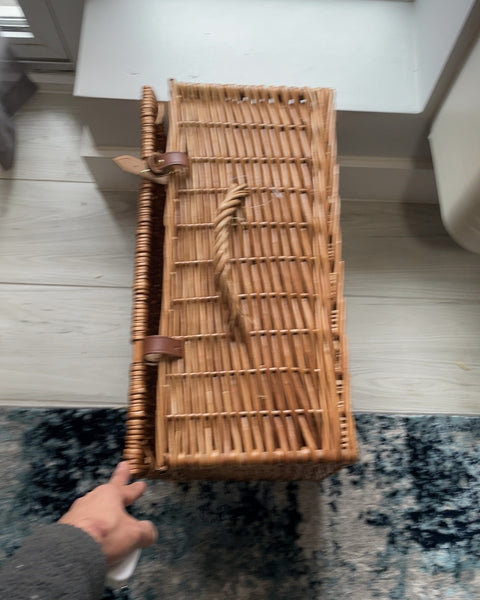Bigass F&M Wicker Basket, 30x20x10”