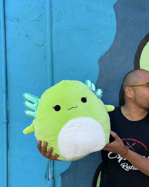 Bigass Kellytoy Squishmallows Mipsy the Green Axolotl Plush