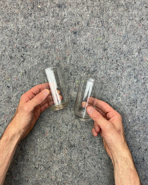 Clear Very Good Looking (Look At The Bottom!) Drinking Glasses