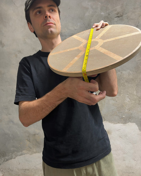 Wooden Round Balance Board Wobble Board, 16"