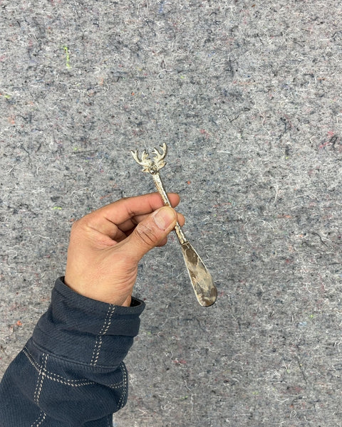Silver Tone Deer Butter Spreader