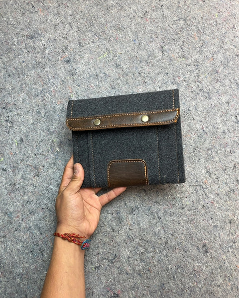 Lil' Felt and Leather Tech Sleeve