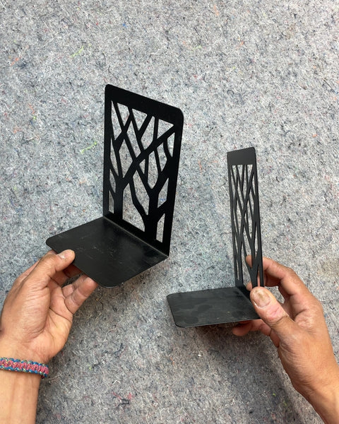 Metal Tree Branch Design Bookends