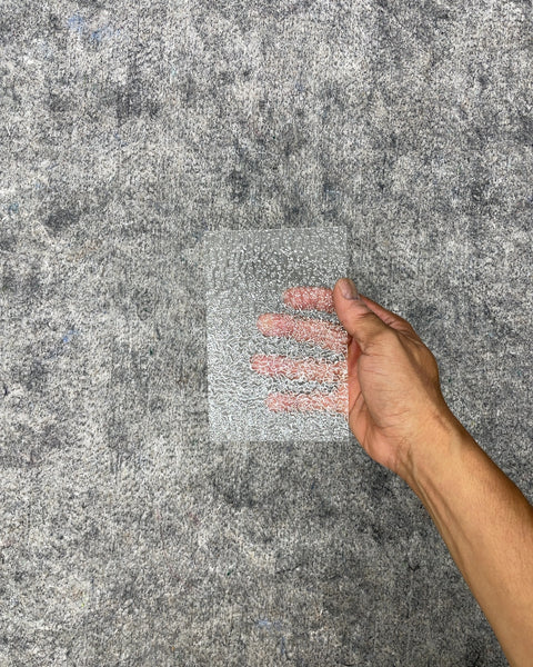 Assorted Textured Clear Architectural Glass Sample Sheets, Set of 8