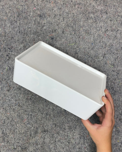 IKEA Kuggis White Storage Box with Lid