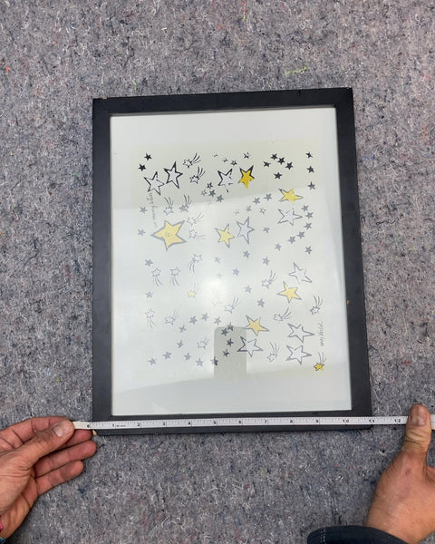 Framed Star Print, 11x14"