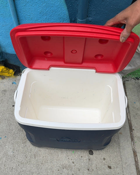 Igloo Red and Blue Cooler