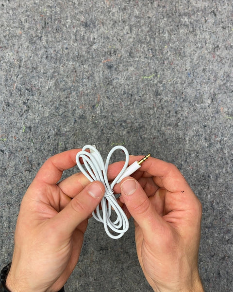 White Auxiliary Audio Cable