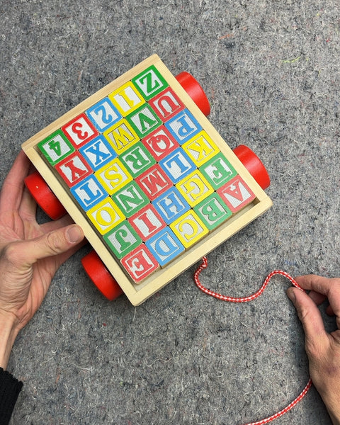 Melissa & Doug Wooden Alphabet Pull Toy