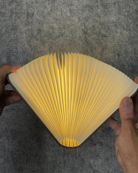 Lumio Wooden Book Lamp