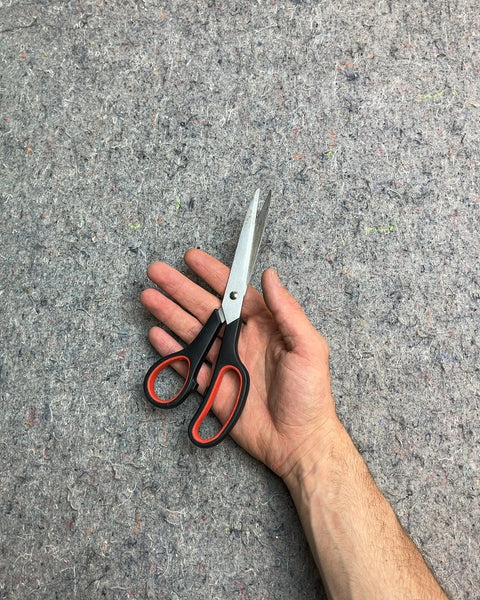 Black and Red Handle Scissors