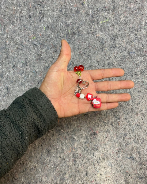 Hello Kitty Charm Keychain