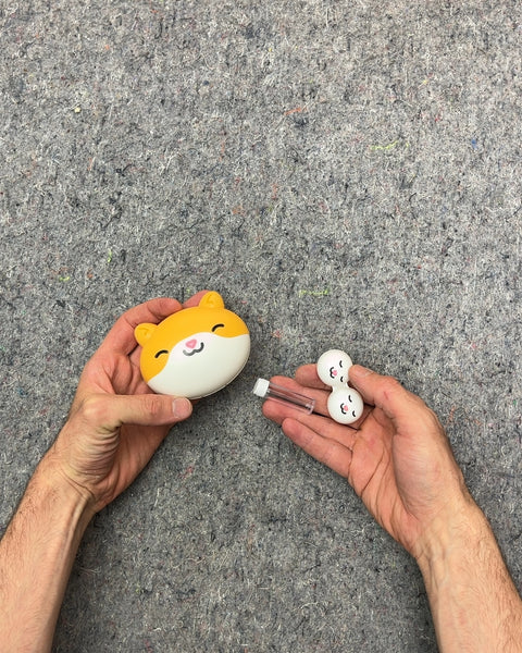 Shiba Inu-shaped Contact Lens Case