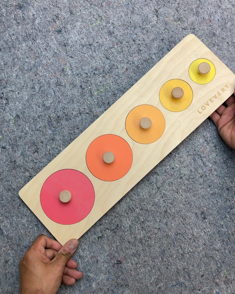 Lovevery Wooden Circle Puzzle