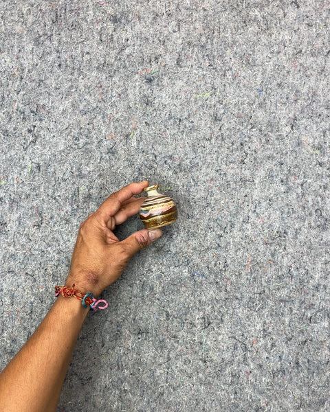 Sexy & Super Small Striped Ceramic Vase