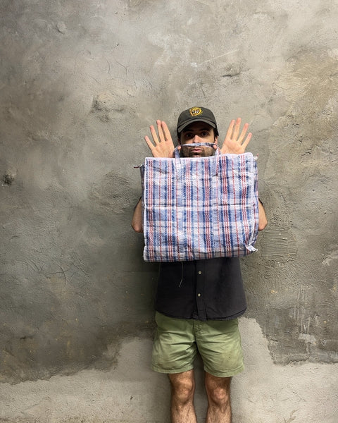 Plaid Reusable Shopping Bag