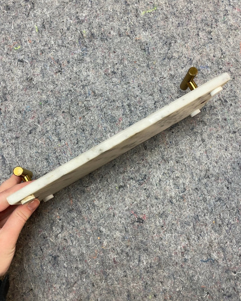 Marble Tray with Handles