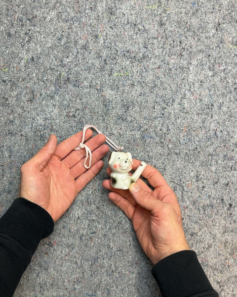 Vintage Ceramic Dog Water Whistle