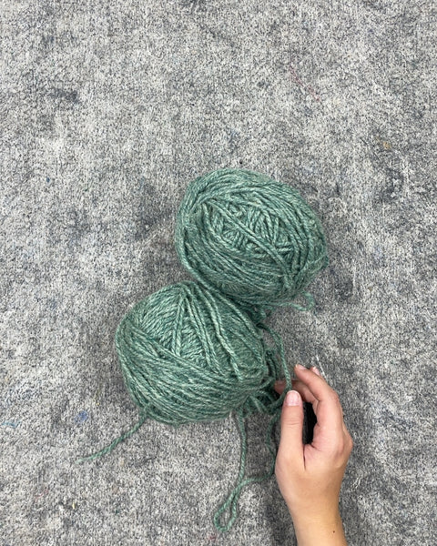 Two Balls Green Yarn