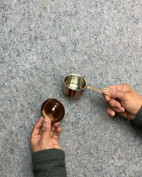 Copper Saucepan with Lid