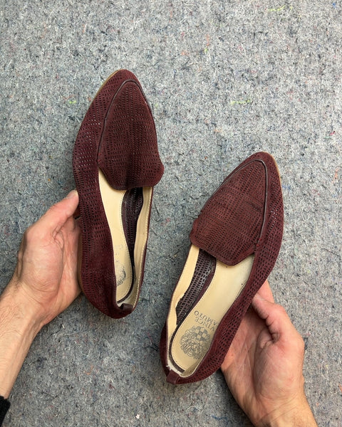 Vince Camuto Perforated Loafers, Size US 8.5W or EU 38.5