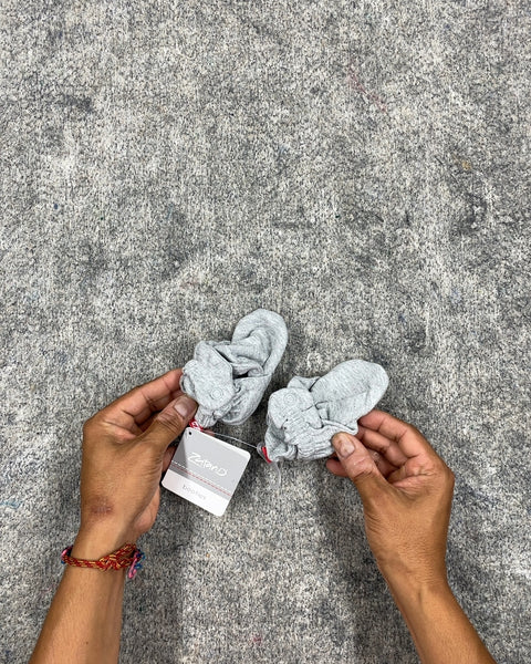 Zutano Gray Baby Booties