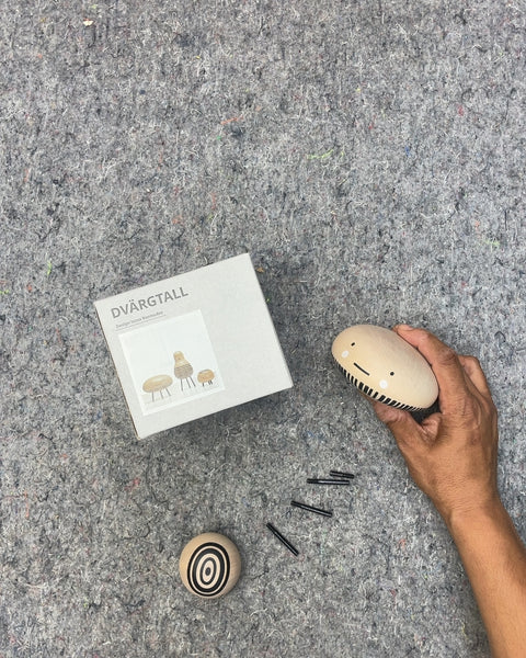 IKEA DVARGTALL Wooden Decorative Figures