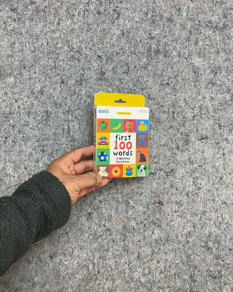 Brainwright First 100 Words Matching Card Game