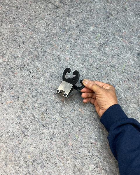 Black and Silver Clip Hook