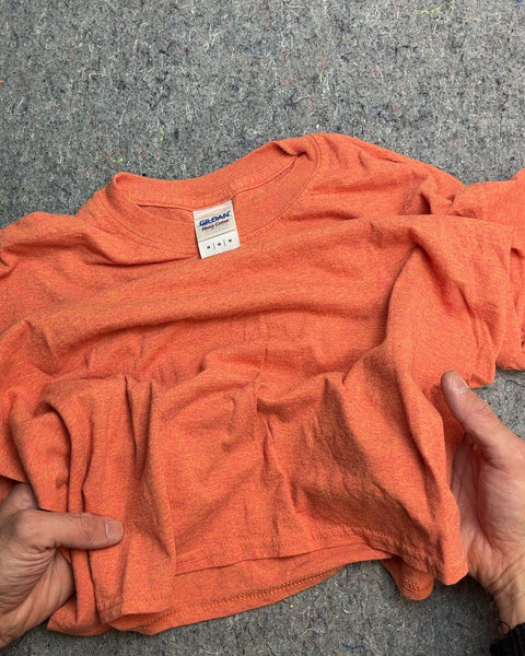 Gildan Orange Short Sleeve T-Shirt, Size M