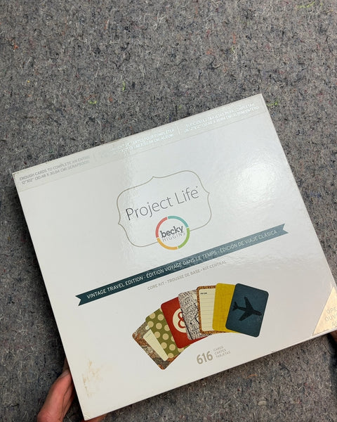 Project Life Becky Higgins Vintage Travel Edition Core Kit