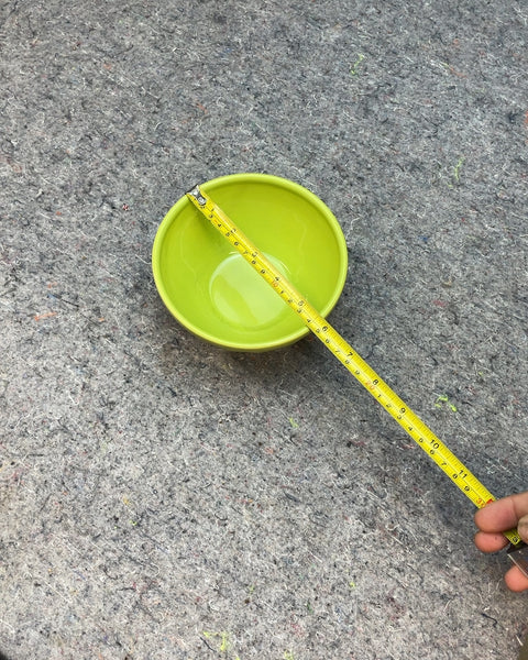 Lime Green Ceramic Bowl