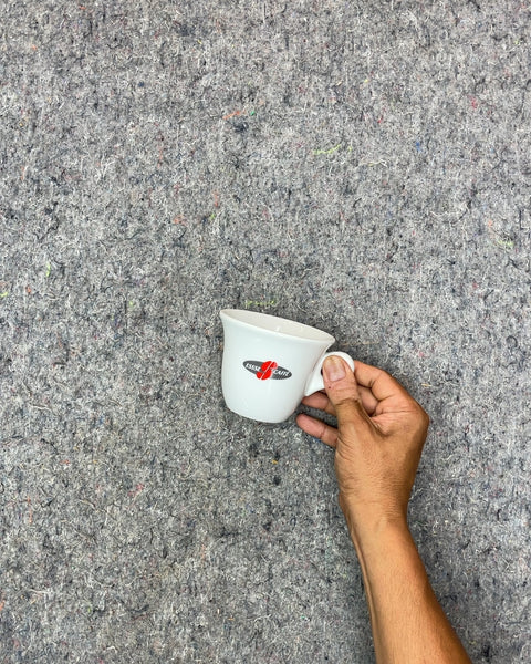 Espresso Caffe White Ceramic Mug