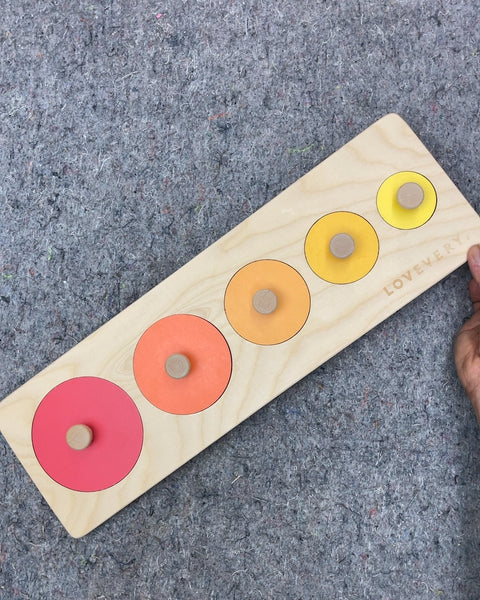 Lovevery Wooden Circle Stacking Puzzle