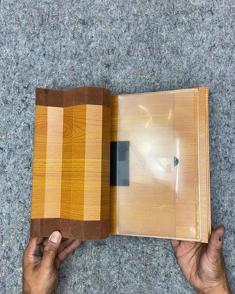 Wood Grain Book Style Magnifying Glass