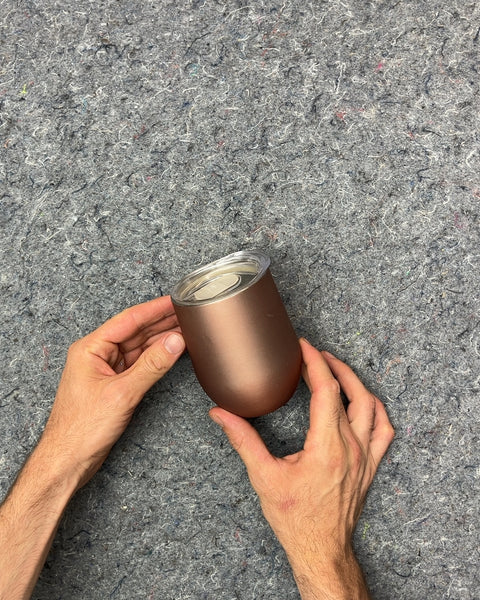 Rose Gold Insulated Tumbler with Lid