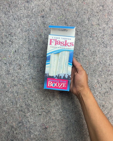 Fake Tampon Flasks!