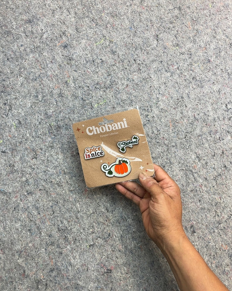 Chobani Pumpkin Collection Enamel Pins