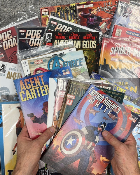 A Looooot Of Marvel and DC Comic Books