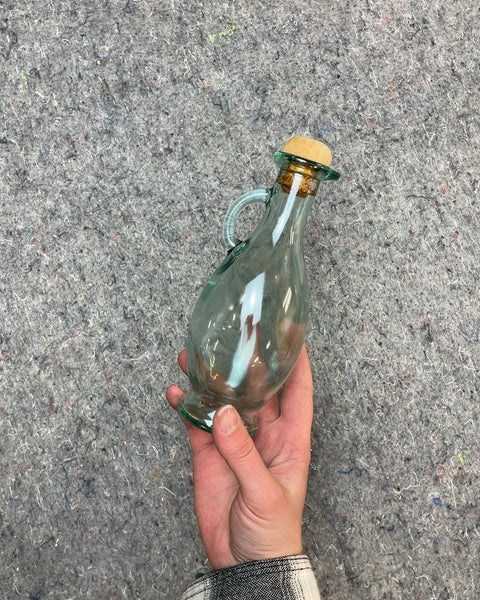 Glass Carafe with Cork Stopper