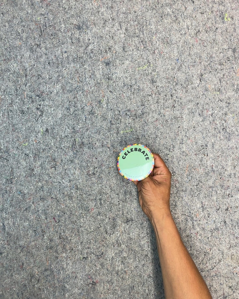 Color Factory Celebrate Button Pin
