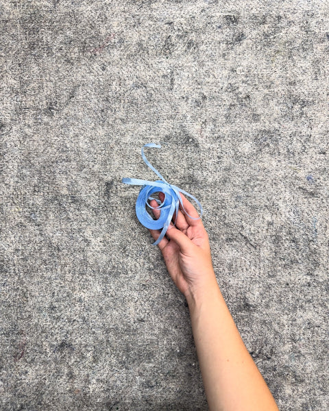 Light Blue Satin Craft Ribbon