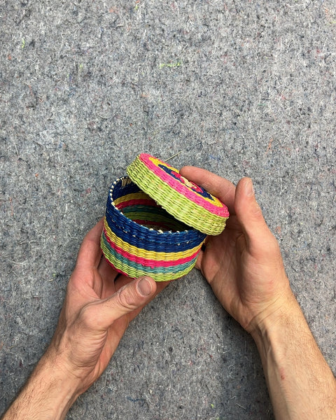 Lil' Woven Basket with Lid