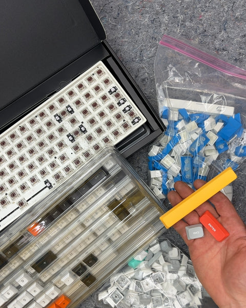 Skyloong Wired Mechanical Keyboard Kit with A Whole Bunch Of Keycaps