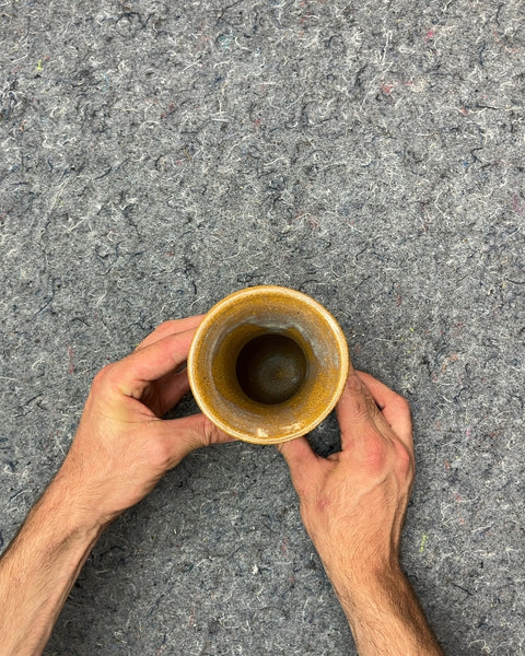 Two-Tone Glazed Ceramic Vase