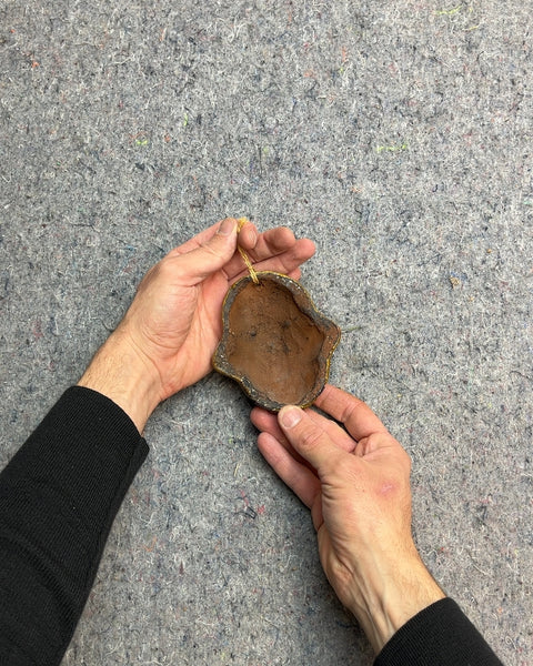 Smaller Decorative Handmade Clay Wall Mask