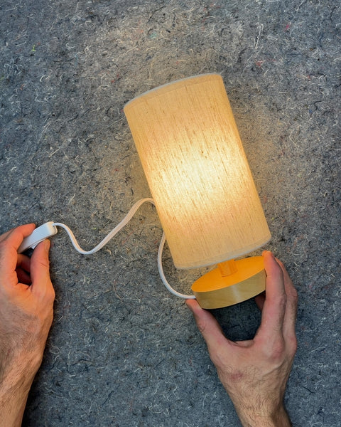Small Fabric Shade Table Lamp