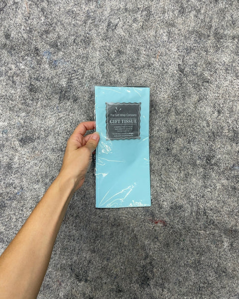 Light Blue Gift Tissue Paper (8 Sheets, 20in x 26in each)