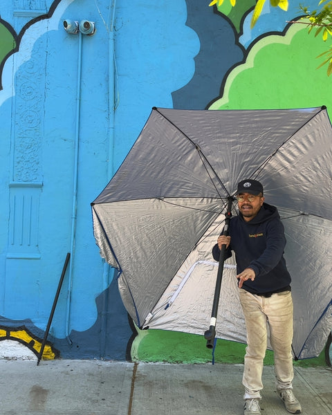 Sport-Brella Super-Brella SPF 50+ Sun and Rain Canopy Umbrella, 8-Foot